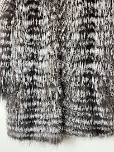 34Style real fur coat size XS will fit UK 8