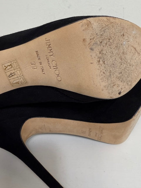 Jimmy Choo heels size 39 smaller fitting