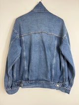 Reformation denim jacket size XS oversized