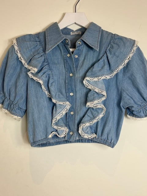 Miu Miu top size 38 approx UK 6