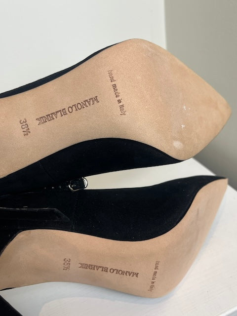 NEW Manolo Blahnik heels size 38 smaller fitting best for 37.5