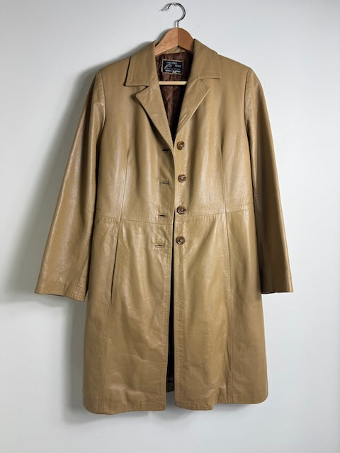 Vintage leather coat size S