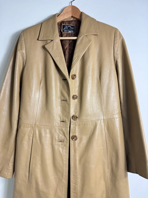 Vintage leather coat size S