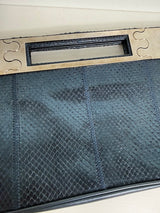 Vintage Chanel snakeskin clutch