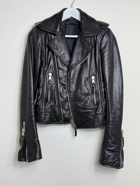 Balenciaga biker jacket size 38