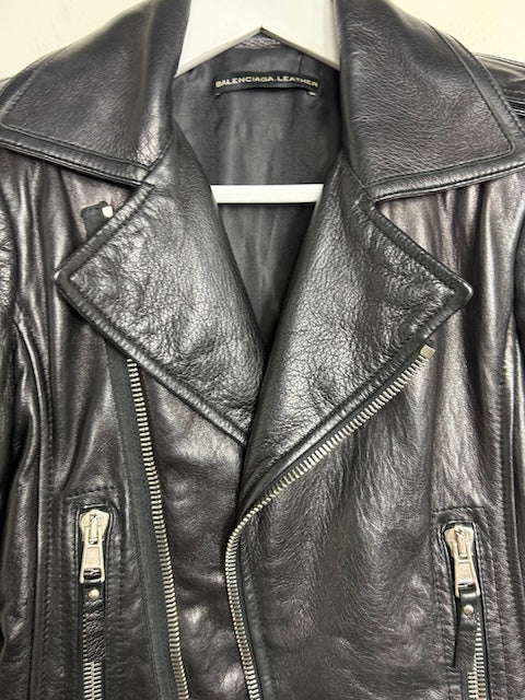 Balenciaga biker jacket size 38