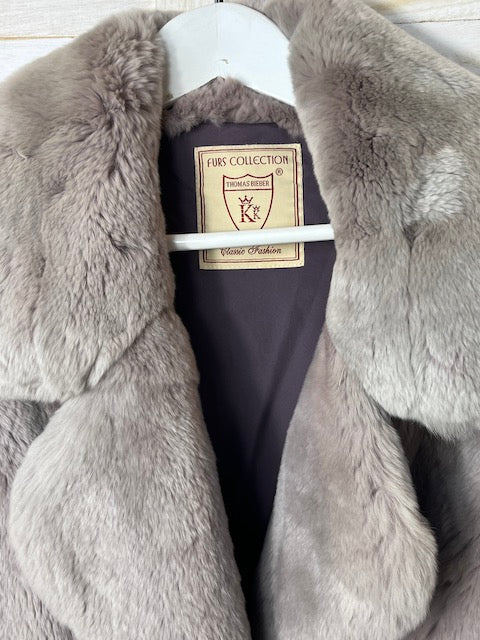 Real fur coat approx Uk 8 - 10