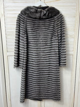 Unbranded real fur coat approx UK 8 - 10