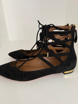 NEW Aquazurra flats size 36.5 will fit 37