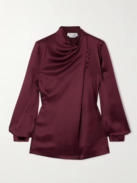 Gabriela Hearst blouse approx UK 10 RRP £1232